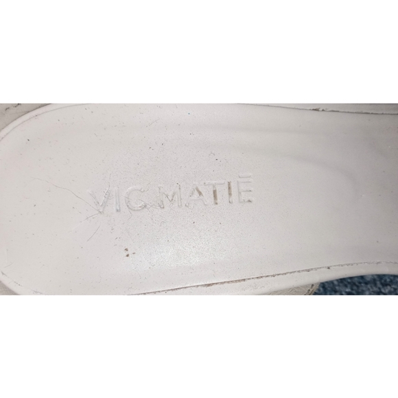 Vic Matie Light Gray Buckle Sandals - Picture 7 of 7